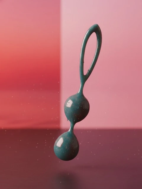 Purple vibrator on block